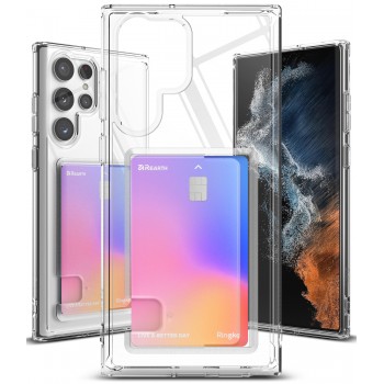Samsung Galaxy S22 Ultra Ringke Fusion Card Case - Transparent 