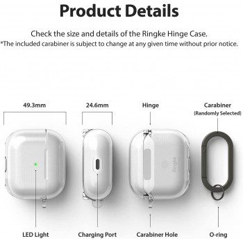 Ringke Airpods 3 Case With Hinge - Transparent 