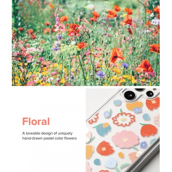 Samsung Galaxy S22 Ultra Ringke Fusion Design Case - Floral