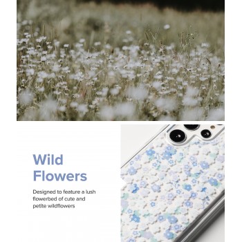 Samsung Galaxy S22 Ultra Ringke Fusion Design Case - Wild Flowers