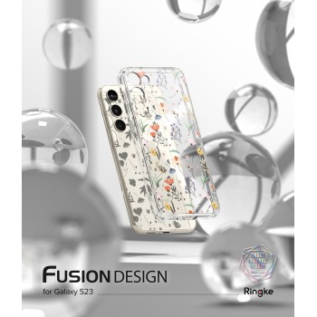 Samsung Galaxy S23 Ringke Fusion Design Case - Dry Flowers