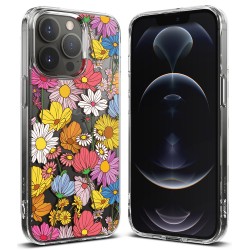 iPhone 13 Pro Ringke Fusion Design Case - Vivid Flowers