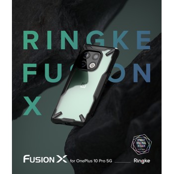 OnePlus 10 Pro 5G Ringke Fusion X Case - Black