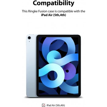 iPad Air 5th 2022 / 4th 2020 10.9" Ringke Fusion Case - Transparent 