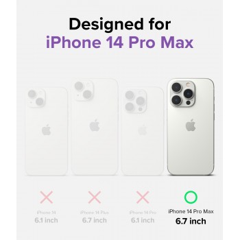 iPhone 14 Pro Max Ringke Magnetic Case - Transparent
