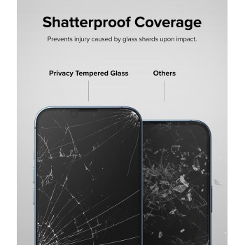 iPhone 14 Plus 6.7" / iPhone 13 Pro Max Ringke Privacy Tempered Glass