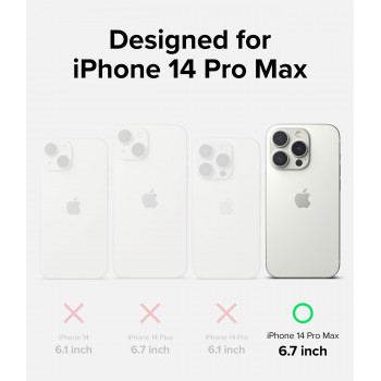 iPhone 14 Pro Max Ringke Silicone Case - Black