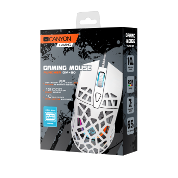 Canyon Puncher Gaming Mouse - White