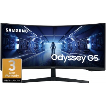 Samsung LC34G55TWWPXEN 34″ Odyssey G55T UWQHD 165Hz Gaming Monitor