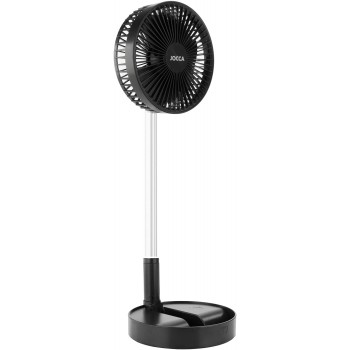 Jocca Wireless Portable Fan With Remote  Control - Black