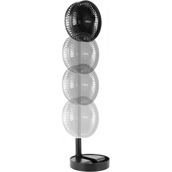 Jocca Wireless Portable Fan With Remote  Control - Black