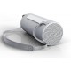 WE by Loewe. HEAR 2 Outdoor/Indoor Bluetooth Speaker, Splashproof Portable Rechargeable Mini 60 Watt Wireless Speaker with Crystal Clear Audio Quality & Long Battery Life - Cool Grey