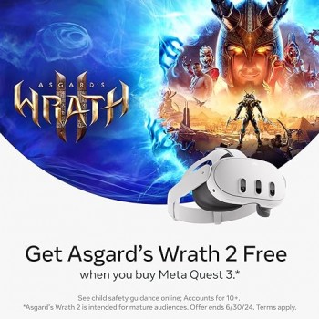Meta Quest 3 Mixed Reality Headset: Asgard’s Wrath 2 Bundle – 128GB