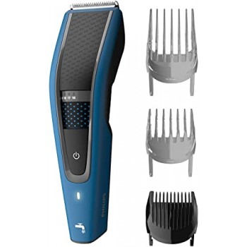 Philips 5000 Series HC5612 / 15 - hair clipper with stainless steel blades, 28 length settings, 75 minutes of cordless use, includes 3 comb