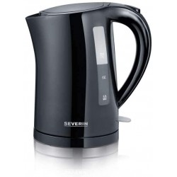 SEVERIN WK 3498 Kettle 1.5 L Powerful and Compact Kettle in High-Quality Design Electric Kettle with Limescale Filter Black