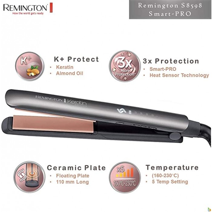 Remington Keratin Protect Intelligent Ceramic Hair Straighteners