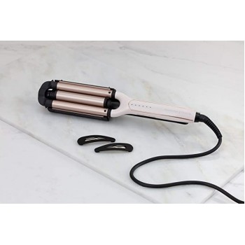 Remington Proluxe 4-in-1 Hair Waver - Deep Barrel Adjustable Hair Curler with 4 Different Style Choices and Pro+ Heathly Heat Setting - CI91AW