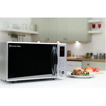 Russell Hobbs RHM2362S 23L Microwave, 800W, Auto Defrost, Silver
