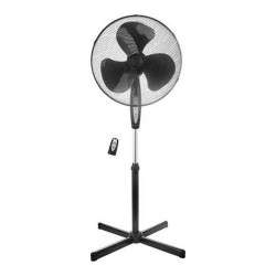 Emerio Free Standing Fan 45 W Black with Remote