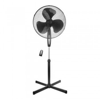 Emerio Free Standing Fan 45 W Black with Remote