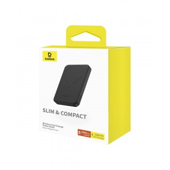 Baseus Magnetic Mini Powerbank Baseus 5000mAh - Black