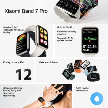 Xiaomi Smart Band 7 Pro - Black
