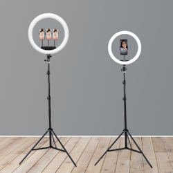 Vidlok Selfie Ring LED Light 18 inch 3840 lumen - Black