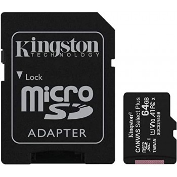 Kingston Micro SD card with Adapter 64GB