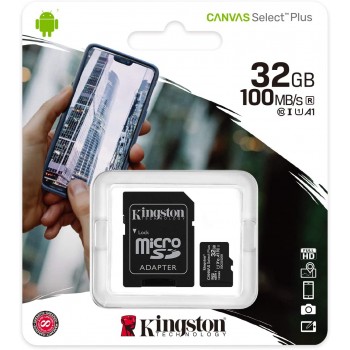 Kingston Micro SD card with Adapter 32GB