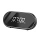 Baseus Speaker Bluetooth Encok E09 Stylish Portable Wireless alarm clock, LED lamp - Black