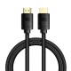 Baseus High Definition Series HDMI 8K to HDMI 8K Adapter Cable(Zinc alloy) 3m - Black