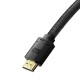 Baseus High Definition Series HDMI 8K to HDMI 8K Adapter Cable(Zinc alloy) 1m - Black