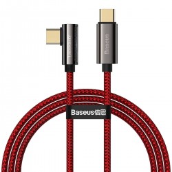 Baseus Legend Series Elbow Fast Charging Data Cable Type-C to Type-C 100W 2m - Red