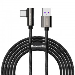 Baseus Legend Series Elbow Fast Charging Data Cable USB to Type-C 66W 2m - Black
