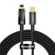 Baseus Explorer Series Auto Power-Off Fast Charging Data Cable Type-C to IP 20W 2m - Black