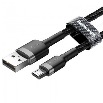 Baseus Micro USB Cafule Cable 2.4A 2m - Black