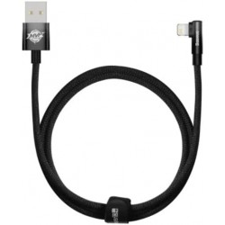 Baseus Lightning MVP 2 Elbow-Shaped Fast Charging Data Cable 2.4A 1m - Black 