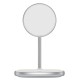 Baseus Wireless Charger Swan, iPhone 12 Magnetic Desktop Bracket, 15W - White