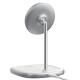 Baseus Wireless Charger Swan, iPhone 12 Magnetic Desktop Bracket, 15W - White