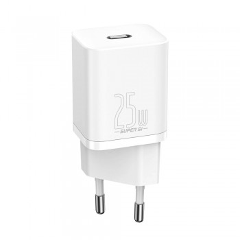 Baseus Travel Charger Super SI 1C Quick Charger 25W (CCSP020102) - White