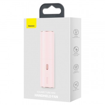 Baseus Fan Square Tube Mini Handheld - Pink