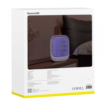 Baseus Home Baijing Desktop Mosquito Lamp Electric shock voltage - White