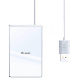 Baseus Wireless Charger Ultra-Thin Card 15W -  Silver/White