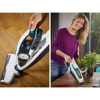 Leifheit Regulus PowerVac 2in1 Cordless Vacuum Cleaner, Cable-Free 2-in-1 Vacuum Cleaner