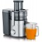 Severin Multi-Purpose Electric Juicer with 800 W of Power ES 3570, Brushed Stainless Steel-Black