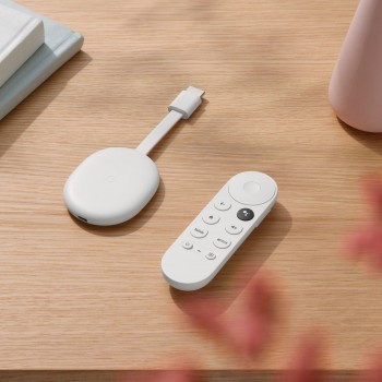 Google Chromecast with Google TV 4K - Ice White