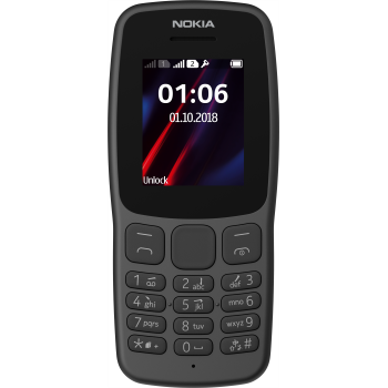 Nokia 106 Dual Sim - Black