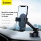 Baseus Simplism Gravity Car Mount Holder With Suction Base - Black