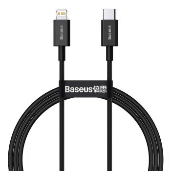 Baseus Type-C - Lightning Superior Series Cable Fast Charging PD 20W 1M - Black