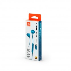 JBL Tune 305C (USB-C) Wired Earphones - Blue